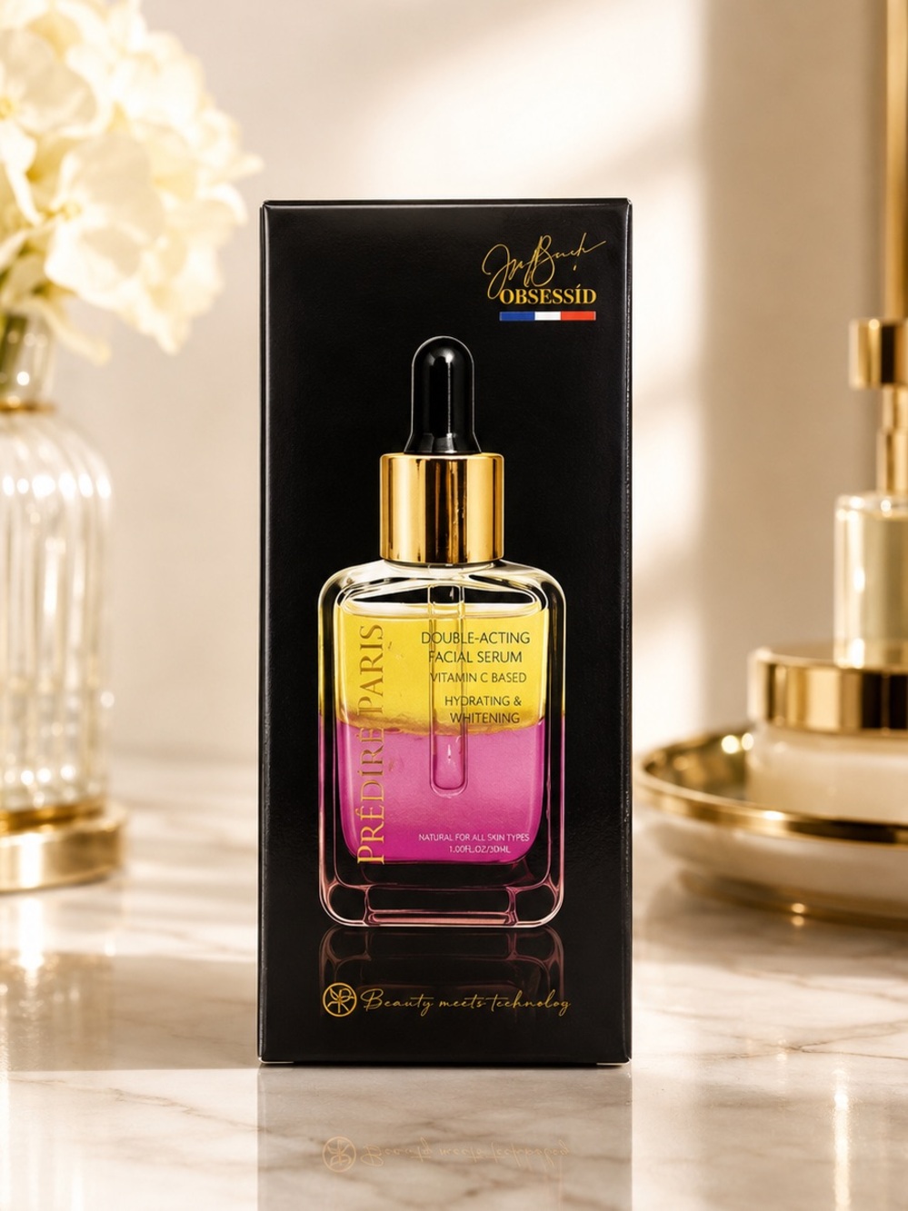 Double-Acting Facial Serum Vitamin C Based Hydrating & Whitening